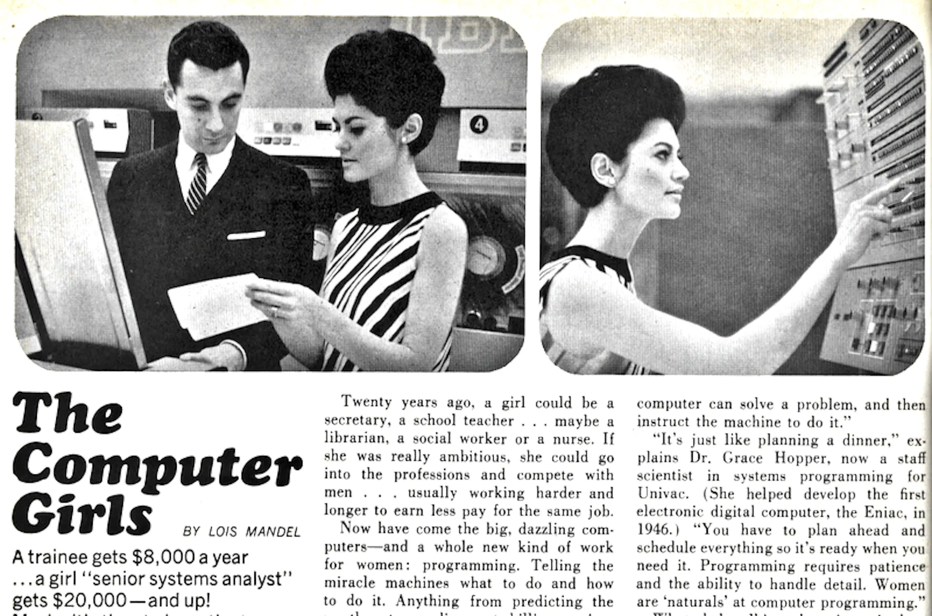 Computer Type Women A Brief History of Women in Computing | HackerNoon
