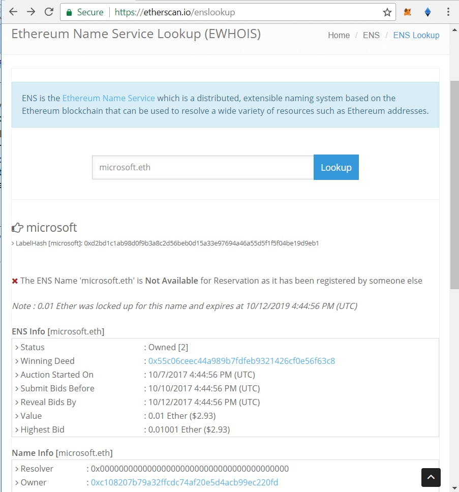 Dealing with ENS Names? Beware of this phishing attack… | HackerNoon