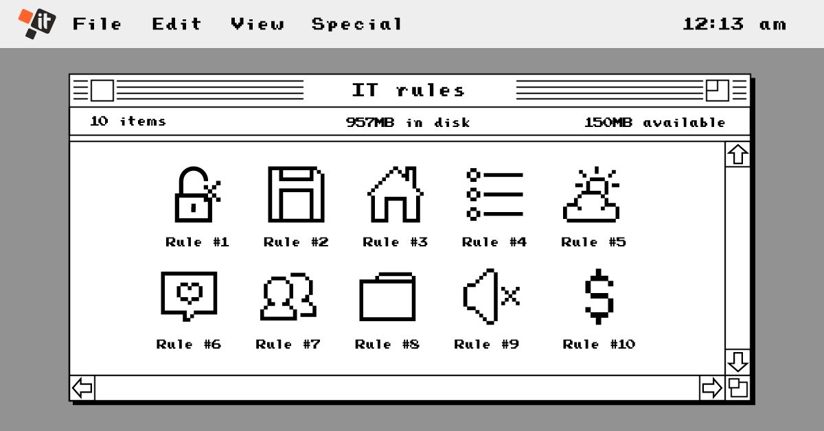 featured image - Modern face of 10 old-school IT rules