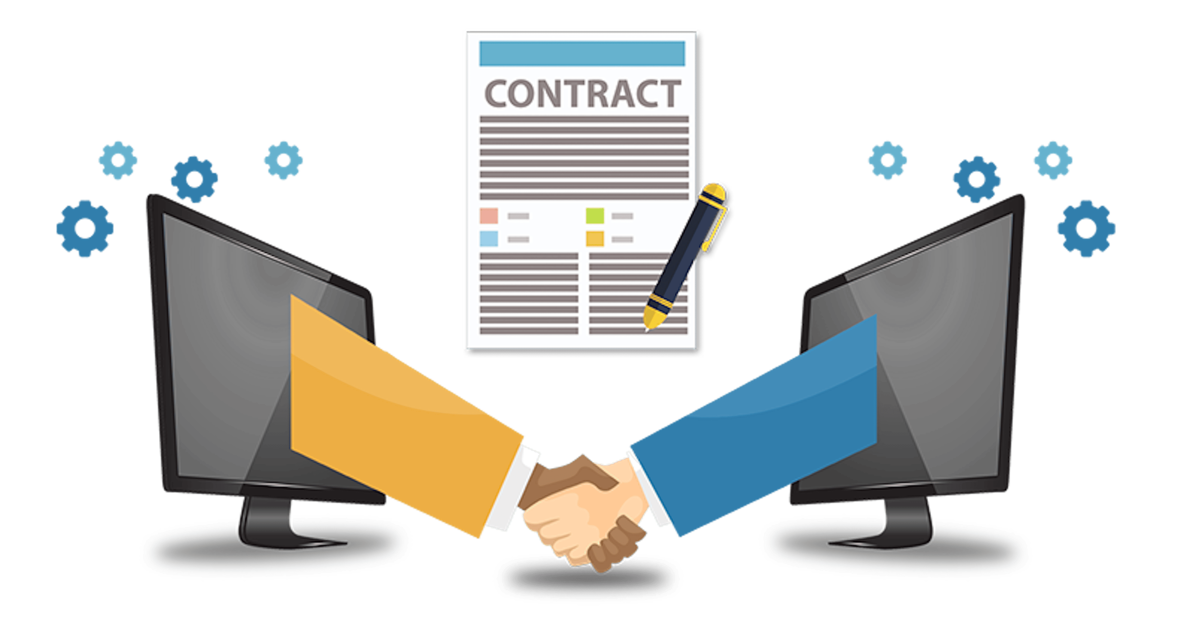 /smart-contracts-a-time-saving-primer-b3060e3e5667 feature image