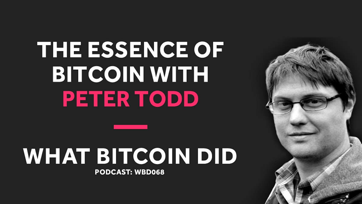featured image - Peter Todd on the Essence of Bitcoin