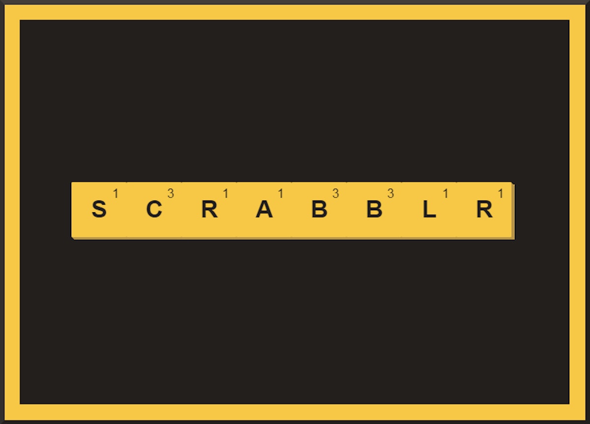 featured image - Scrabblr — A React game with react-dnd and react-flip-move