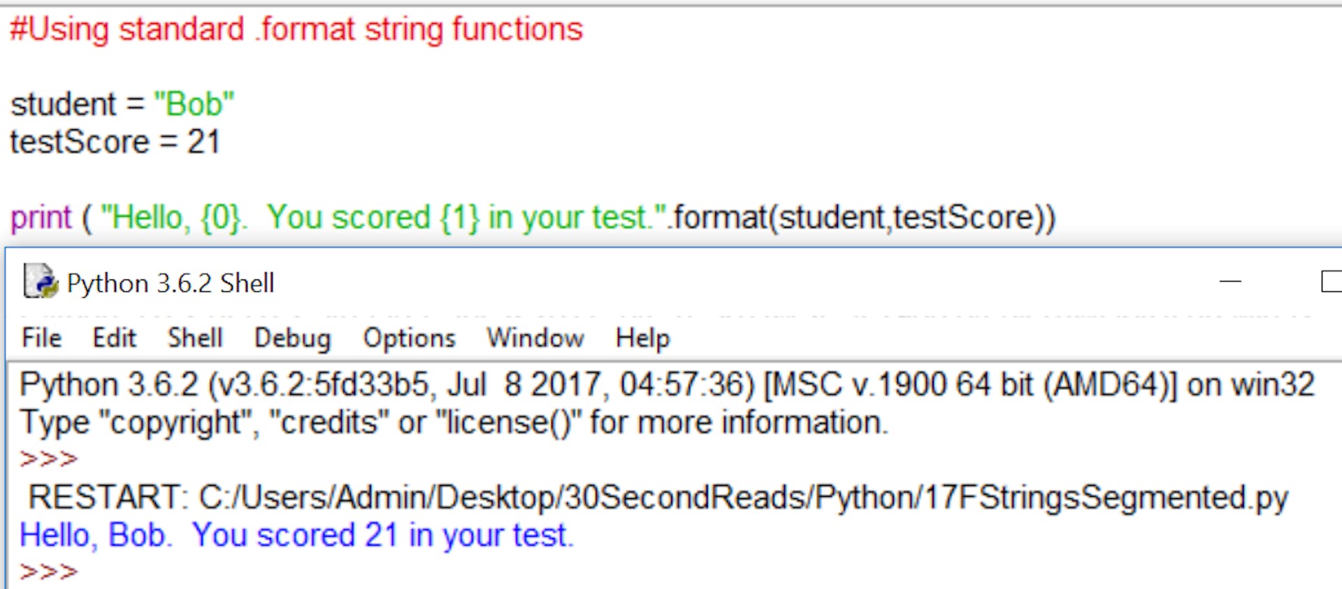 featured image - 1 Minute Read #17 -strings in Python*