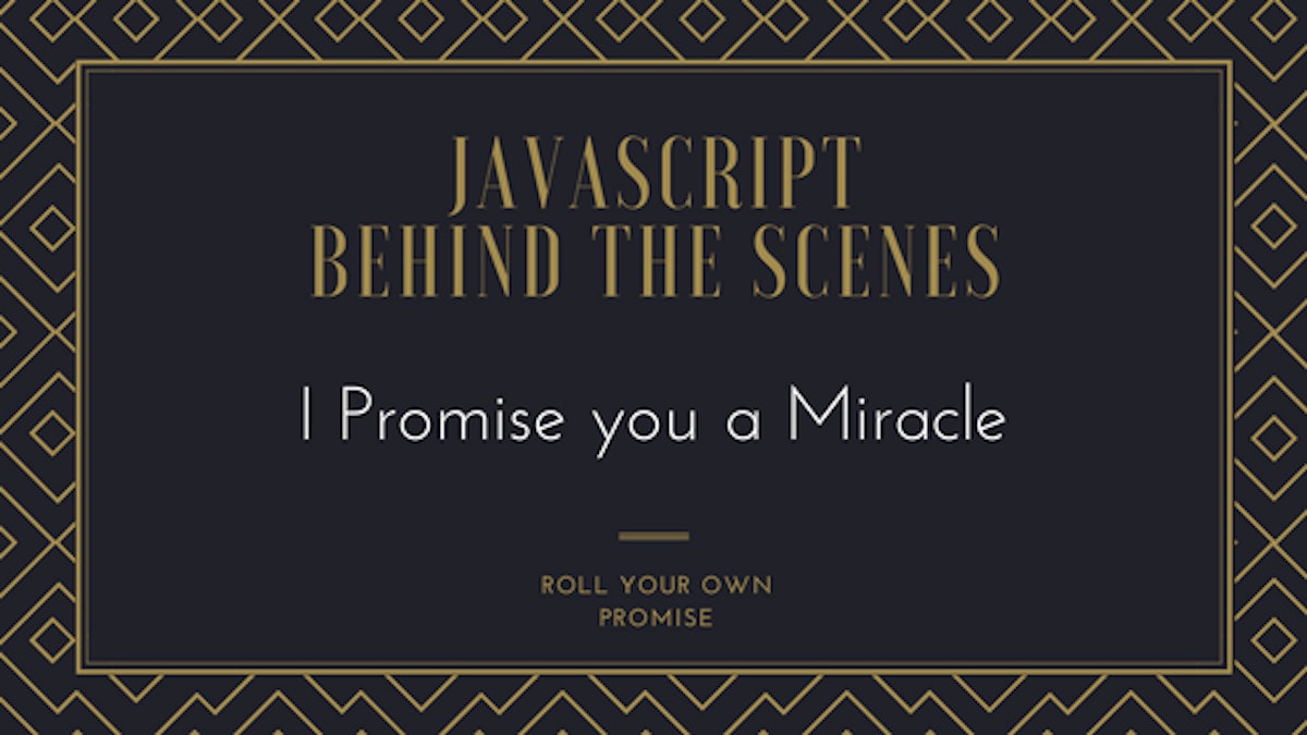 featured image - I Promise you a Miracle