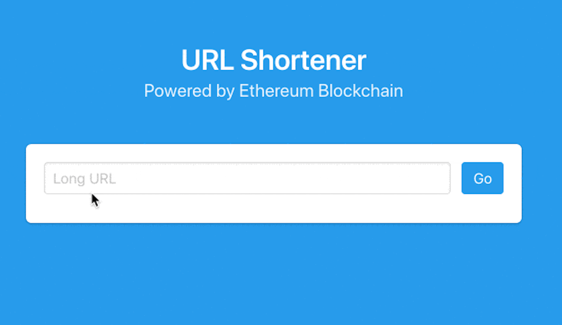 featured image - Making a decentralized URL shortener using Ethereum⛓