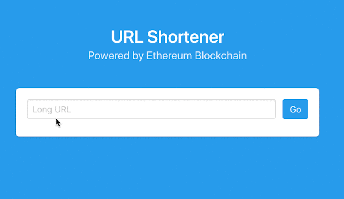 featured image - Making a decentralized URL shortener using Ethereum⛓
