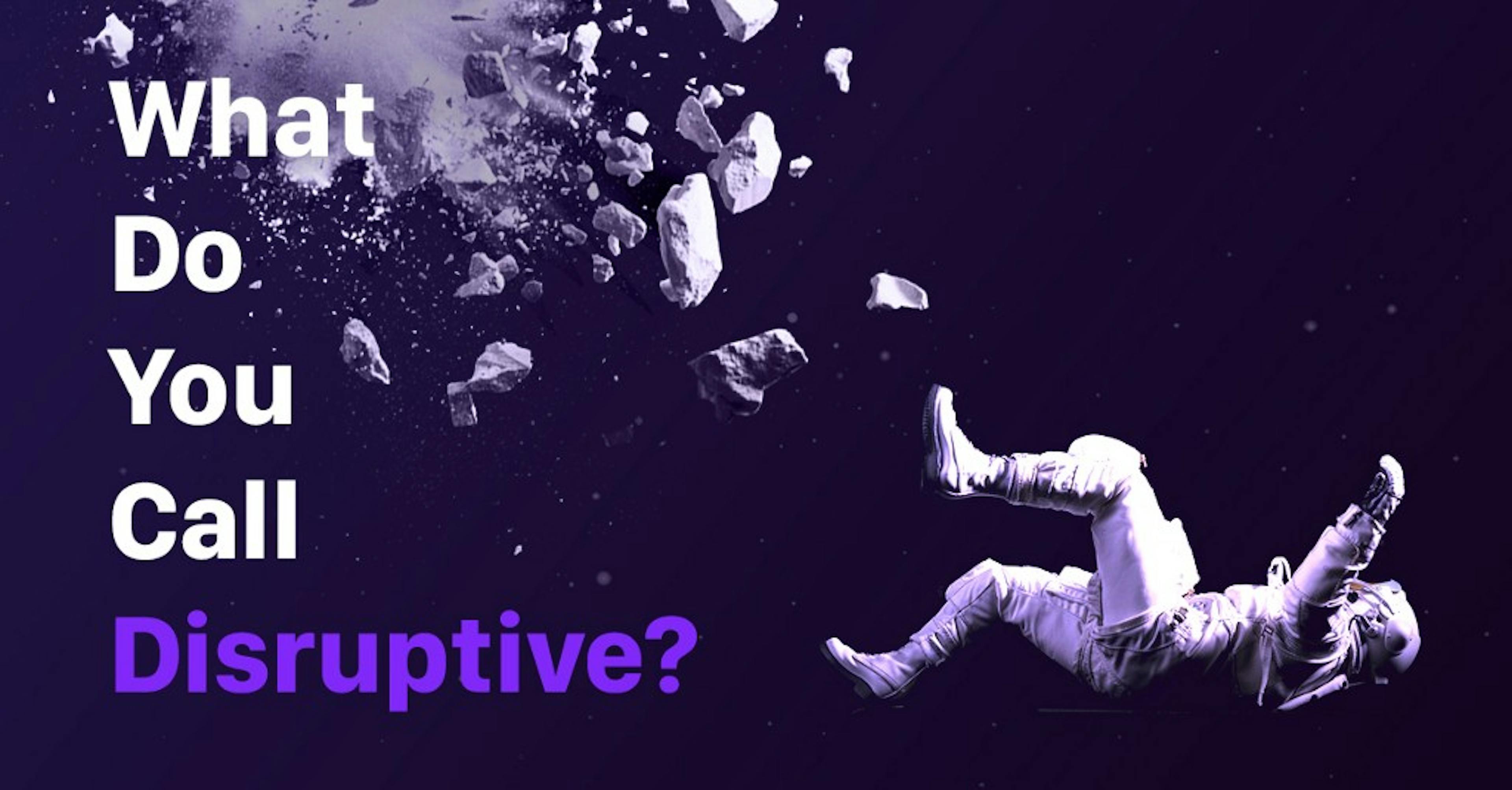 Are You Calling The Apple Card ‘Disruptive’?