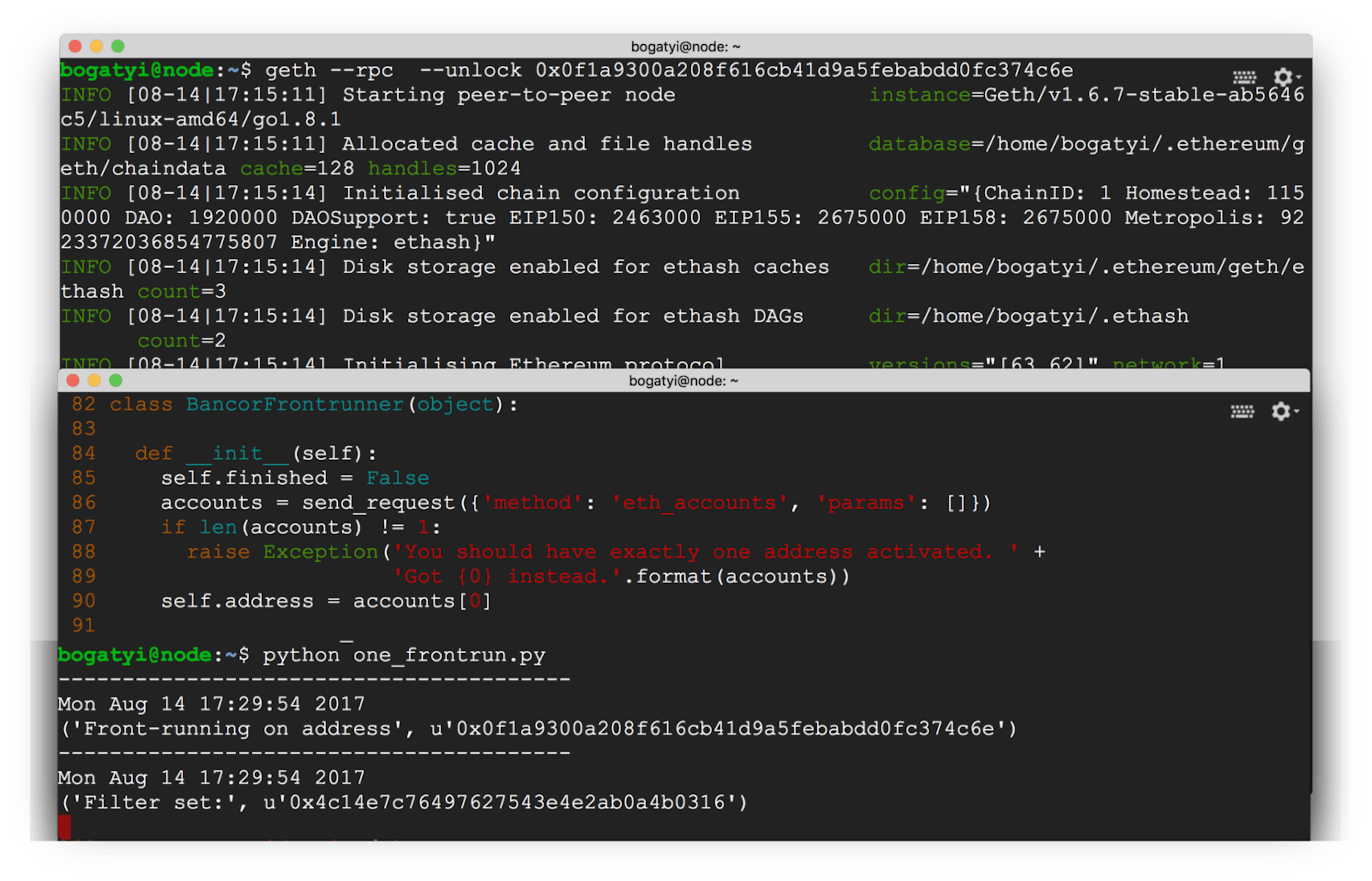 featured image - Implementing Ethereum trading front-runs on the Bancor exchange in Python