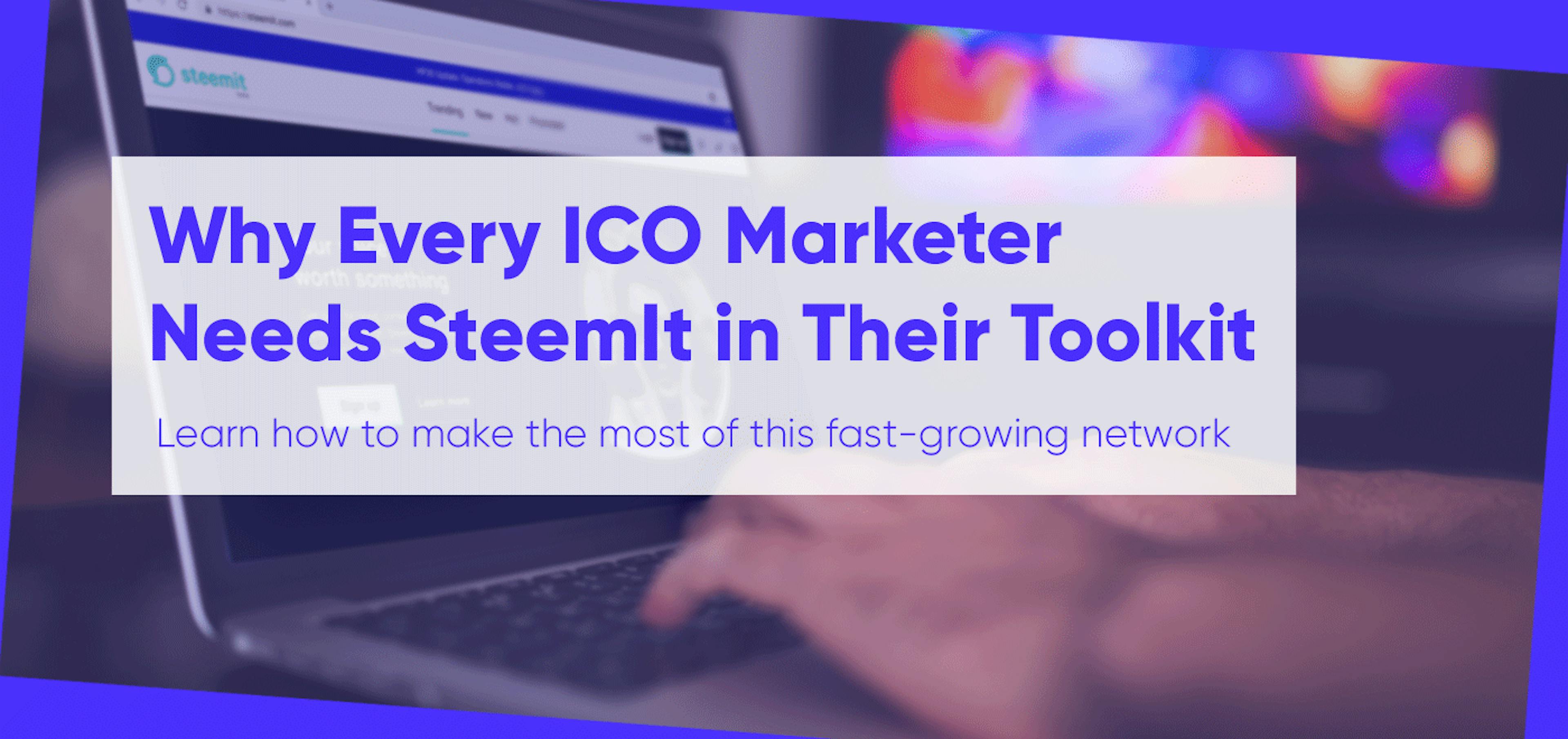 featured image - Why Every ICO Marketer Needs Needs Steemlt in Their Toolkit