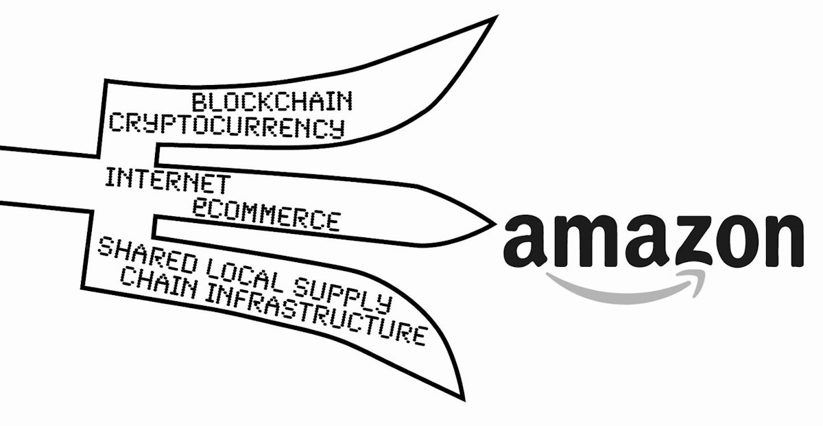 featured image - Beating Amazon with Blockchain