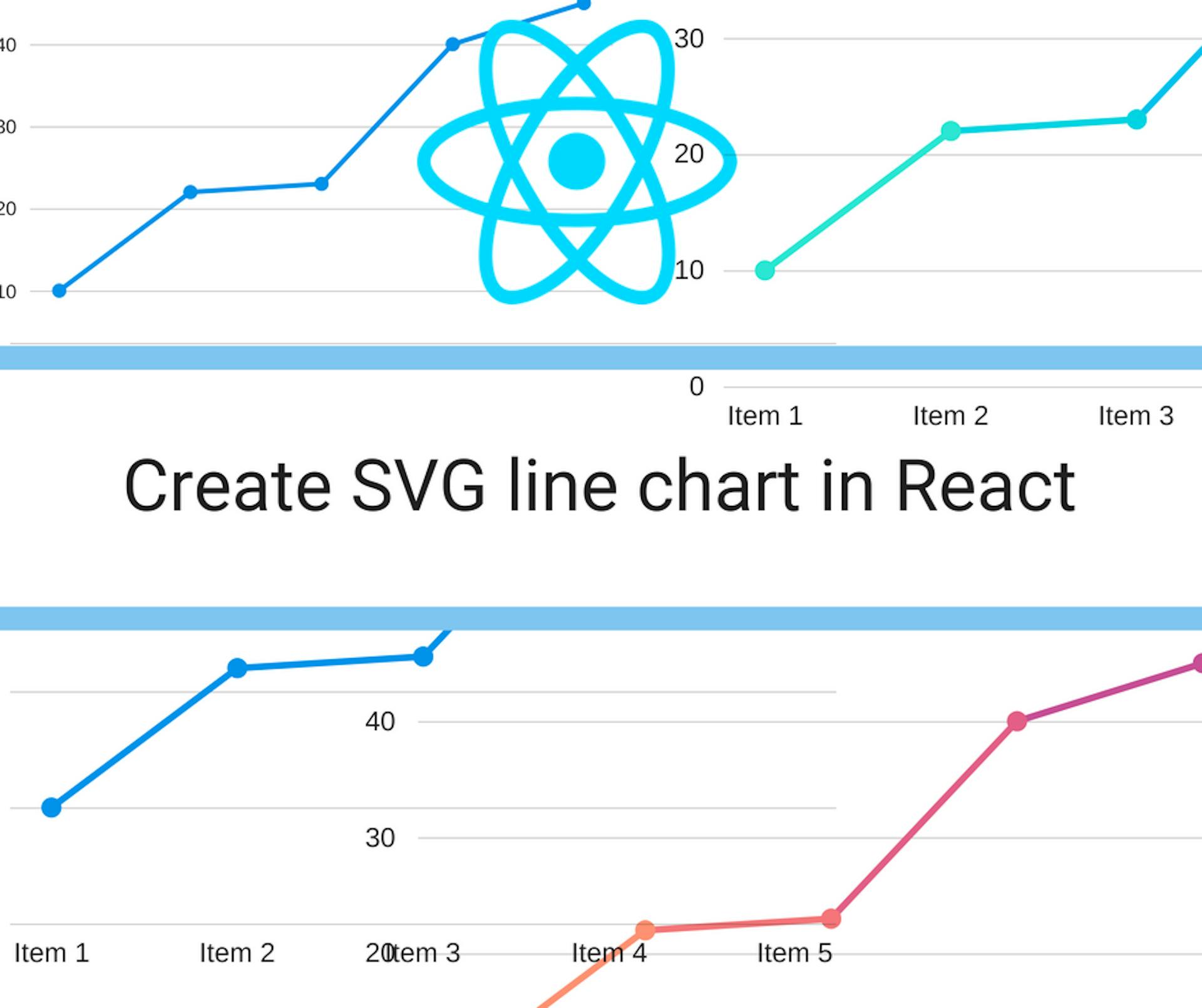 featured image - Create SVG line chart in React