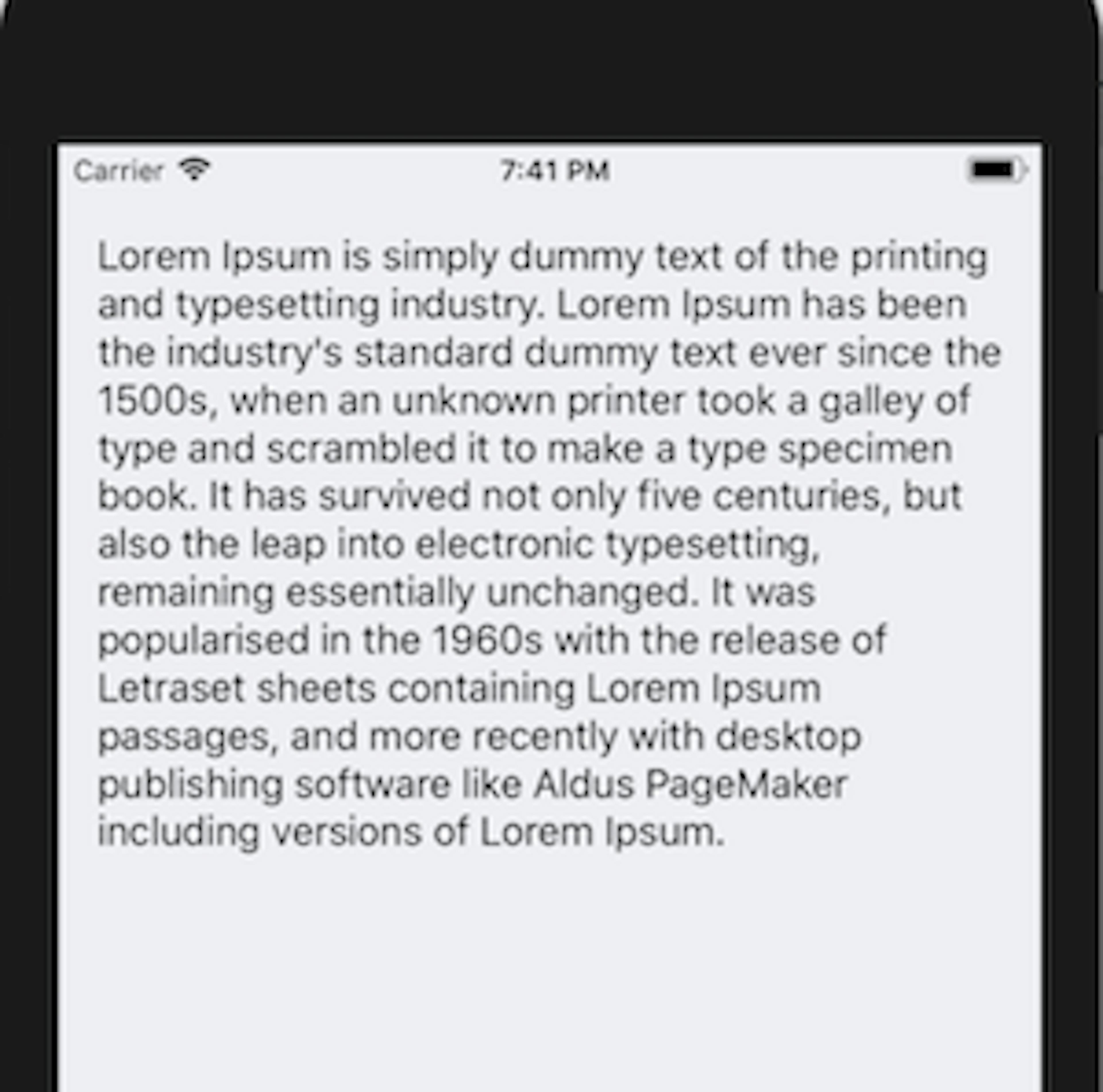 Auto Layout UI Examples