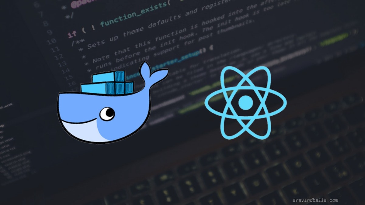 featured image - Docker workflow for React/Web applications