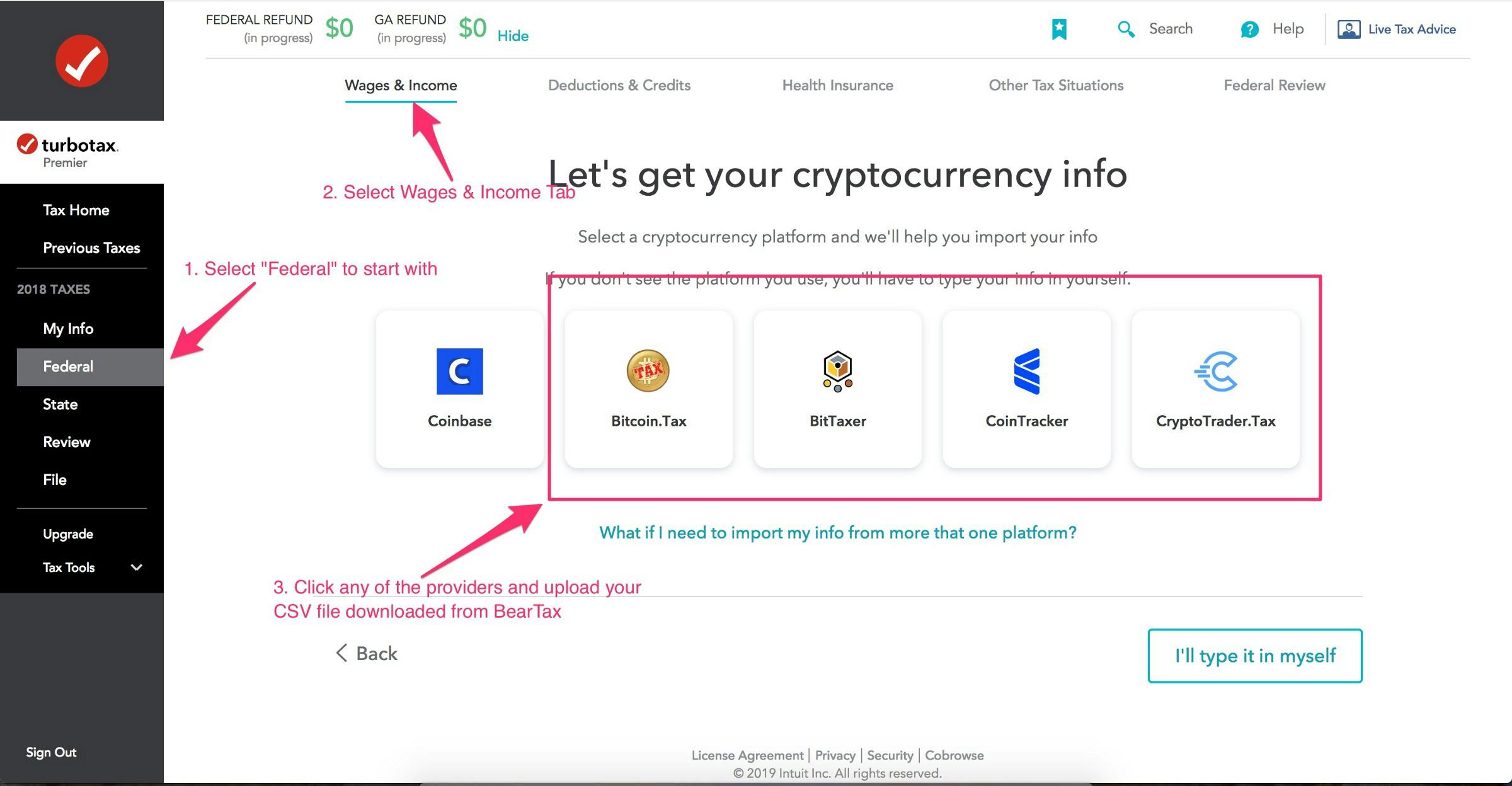 How to Calculate and File your Cryptocurrency Taxes using TurboTax |  HackerNoon