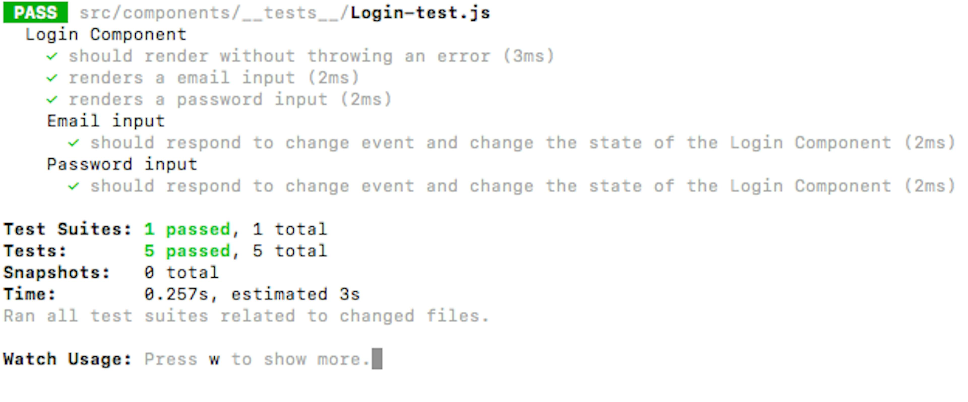 Implementing basic Component tests using Jest and Enzyme