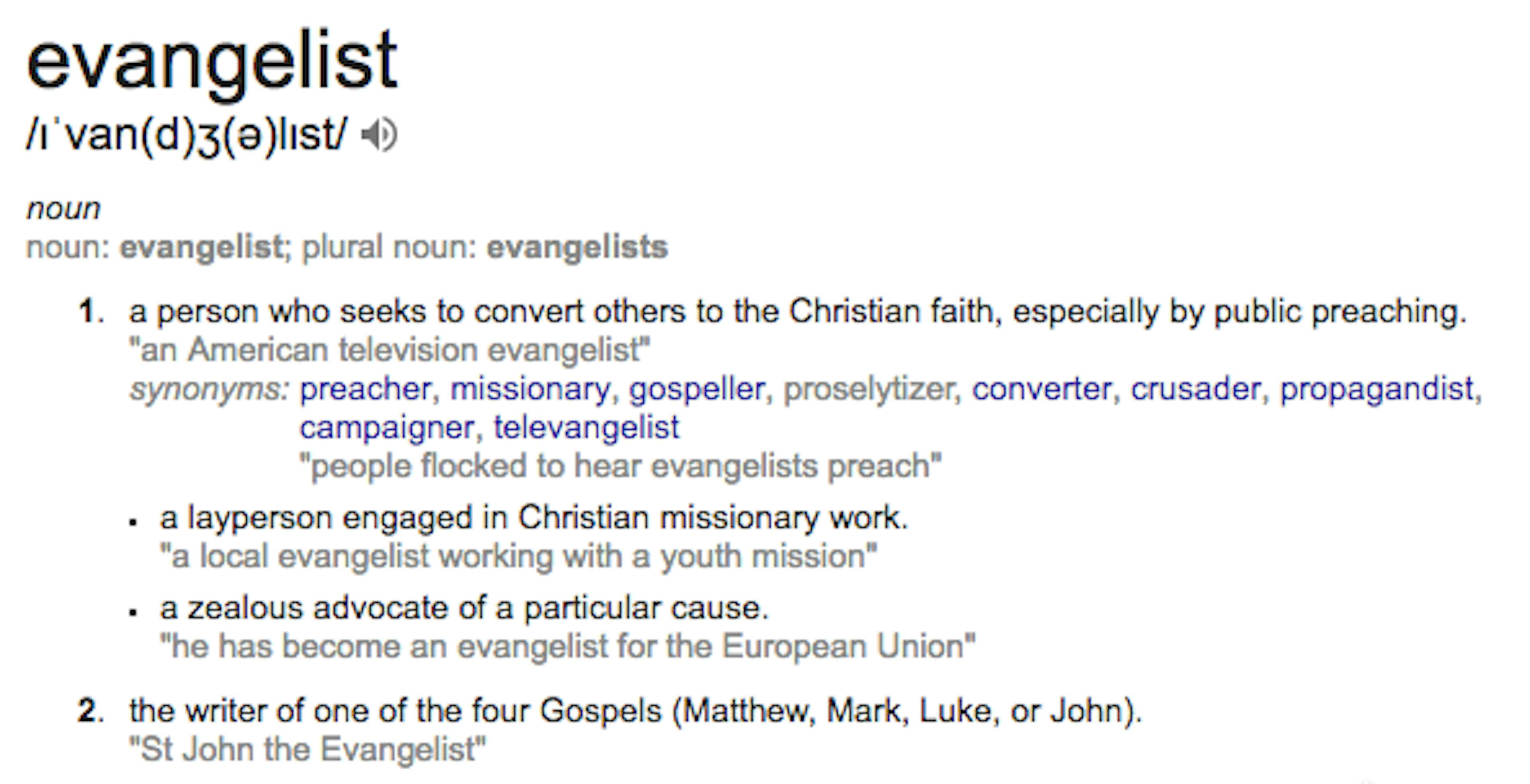 Is it time stop calling yourself a developer evangelist?