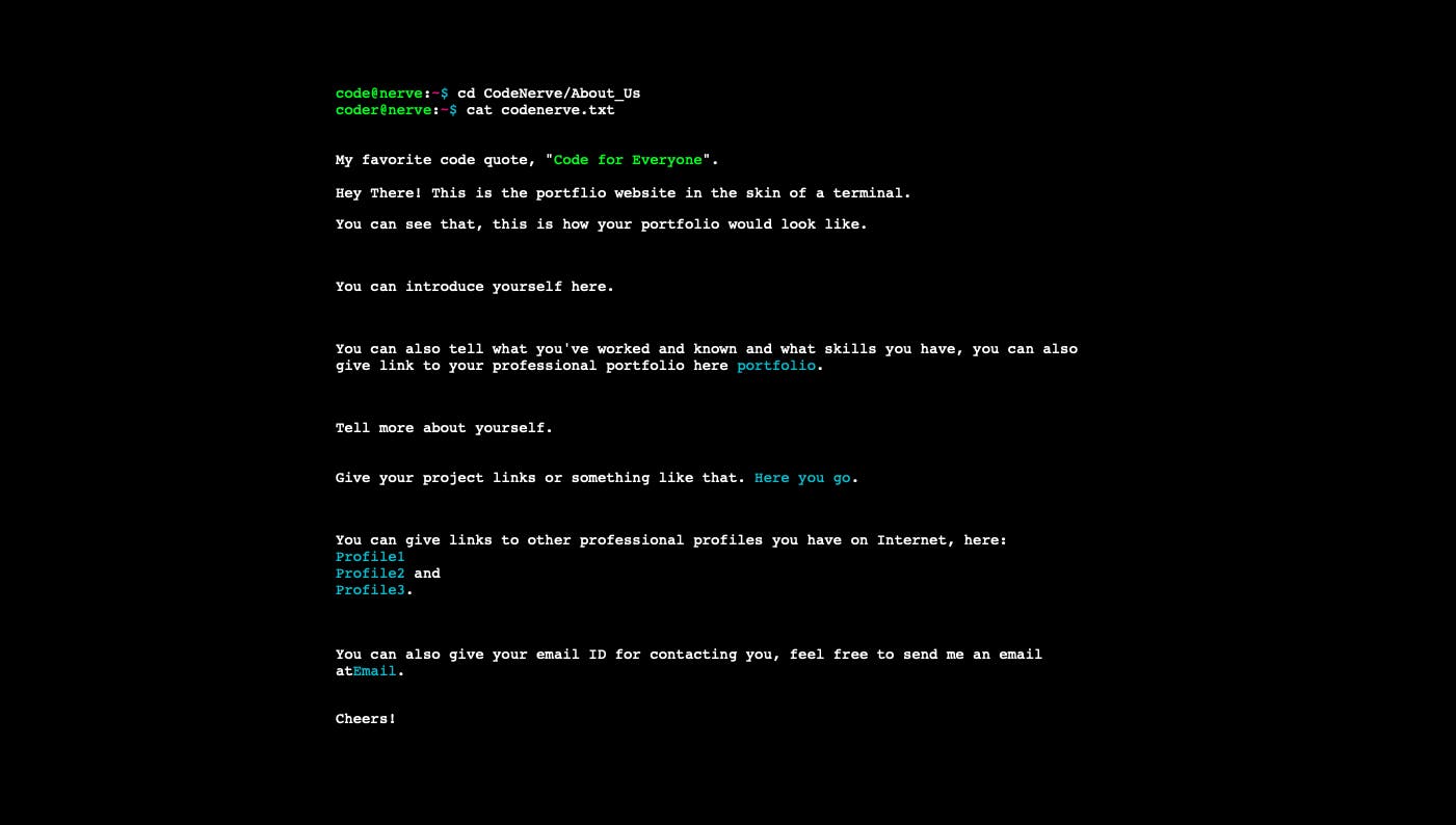 featured image - How to make a Terminal like Portfolio Website for yourself