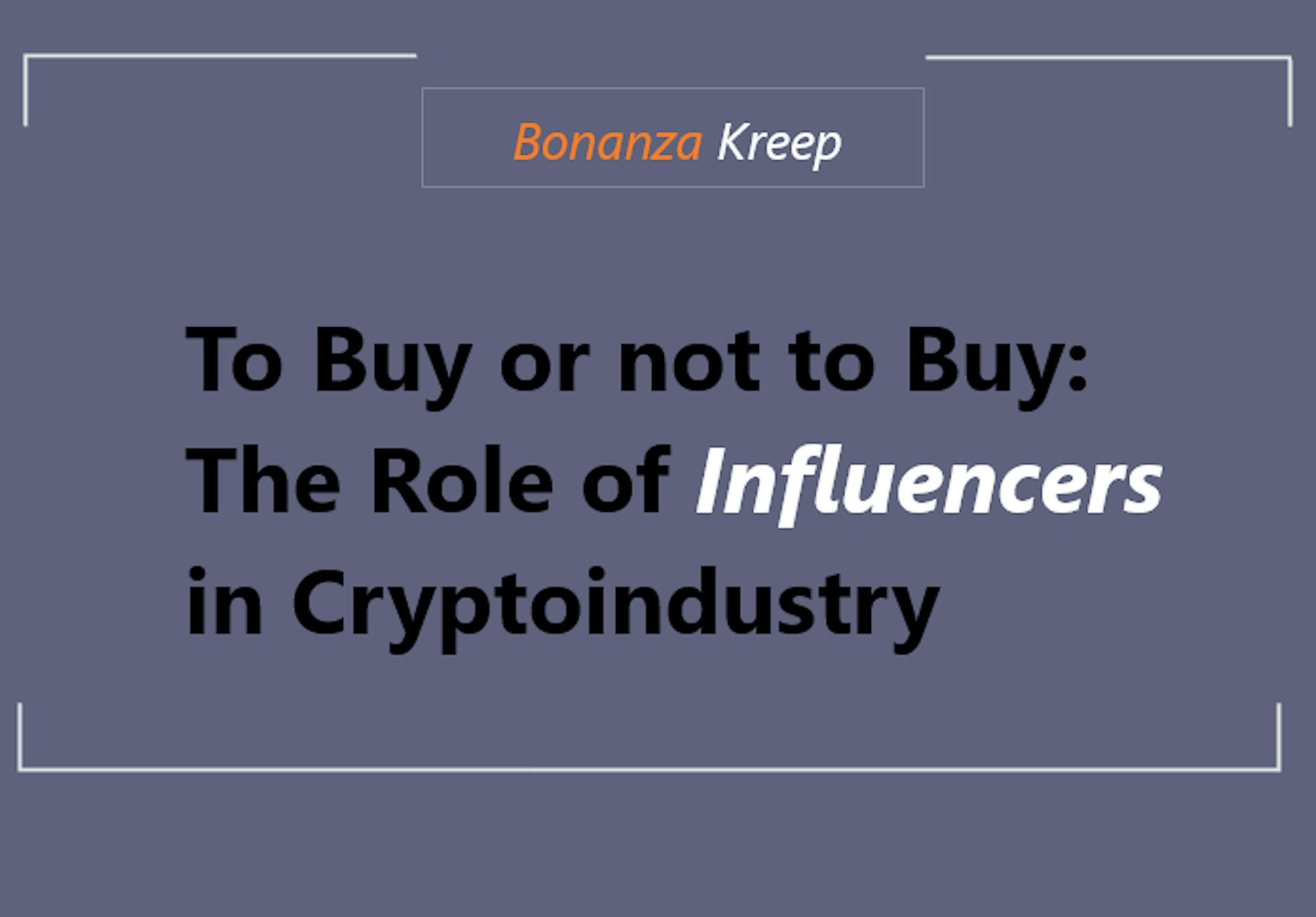 How Influencers Change the Market