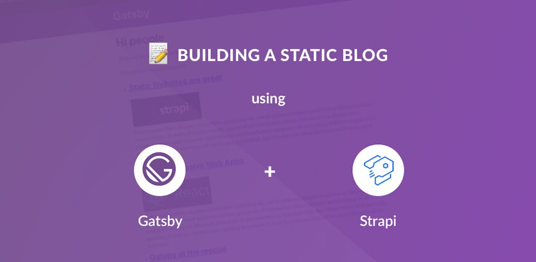 📝 Building a static blog using Gatsby and Strapi | HackerNoon