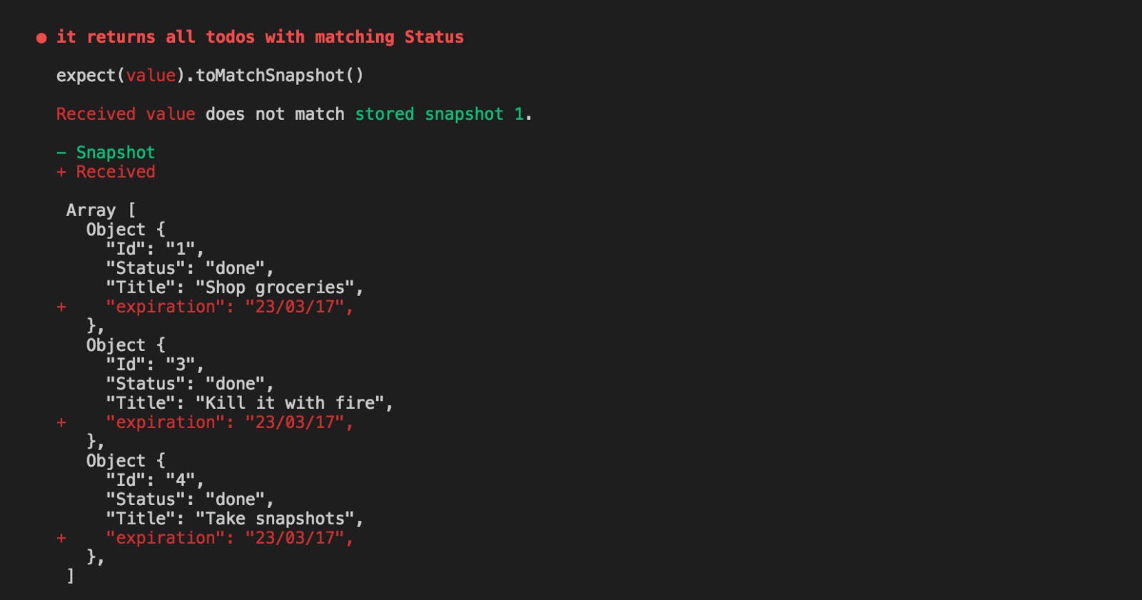 /snapshot-testing-with-jest-beyond-react-components-7630fd0024c5 feature image