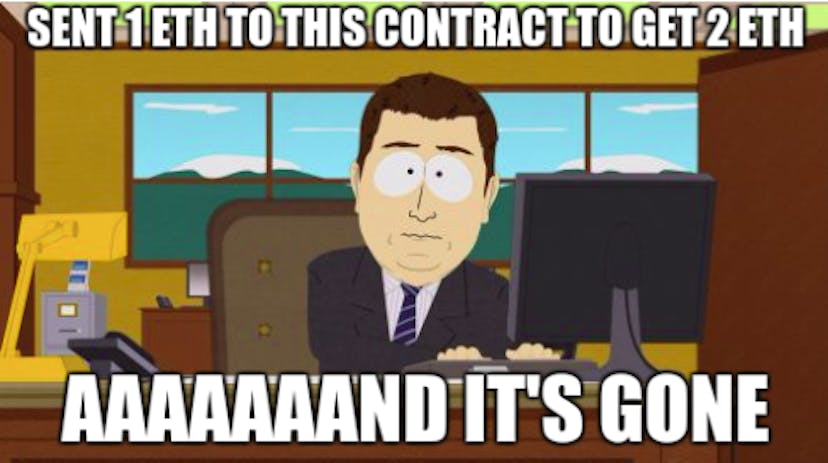 /the-sneakiest-ethereum-scam-ever-6dc138061235 feature image