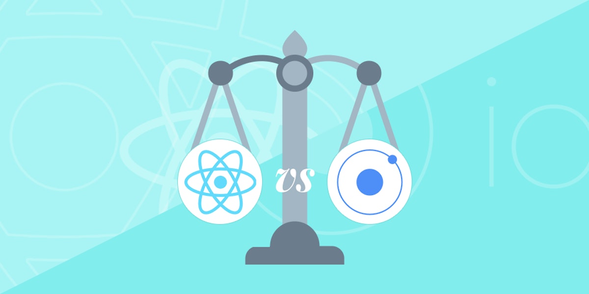 featured image - Building an app: React Native vs Ionic
