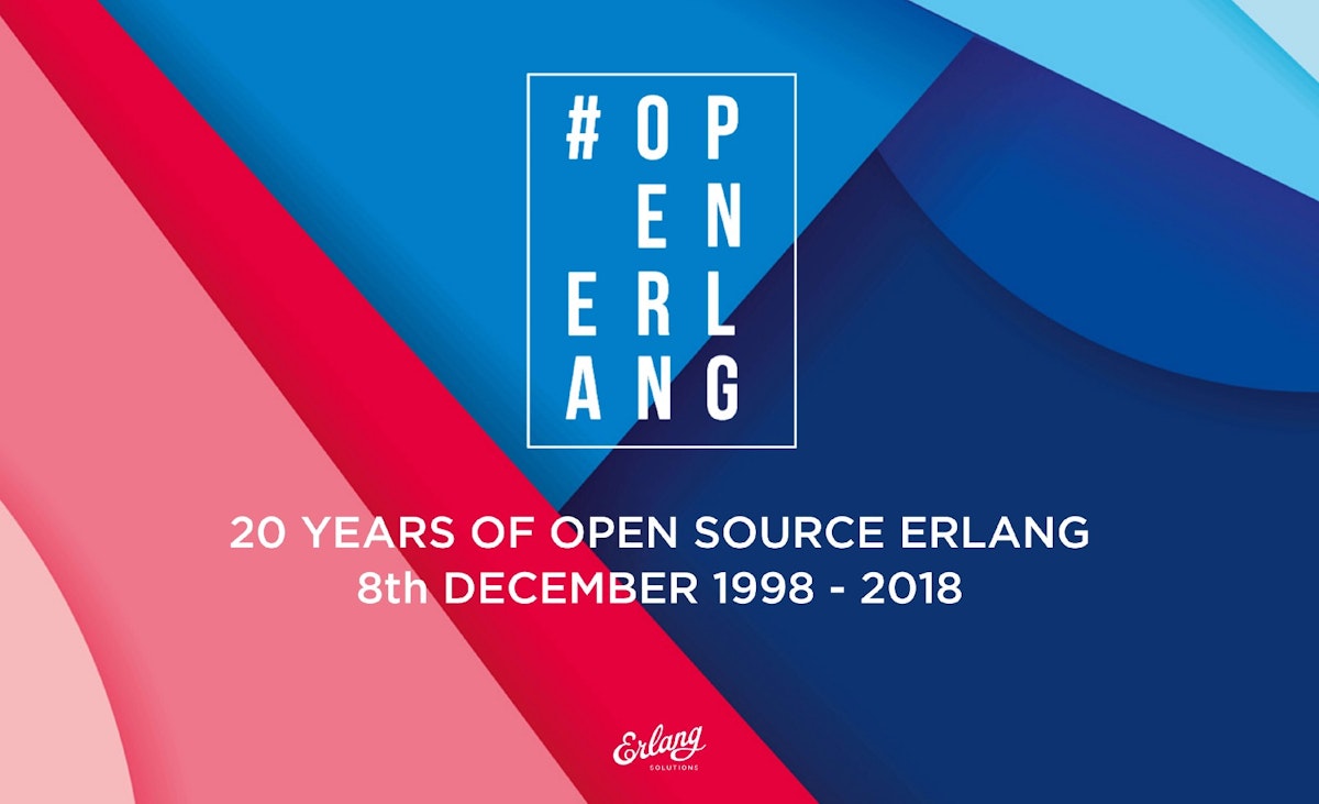 featured image - Twenty Years of Open Source Erlang | Erlang Solution blog
