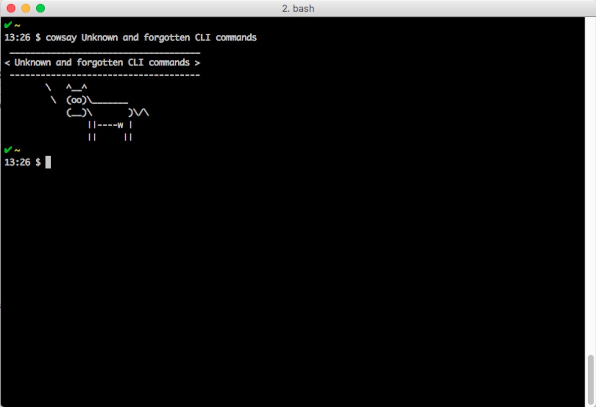 featured image - Unknown and forgotten CLI commands