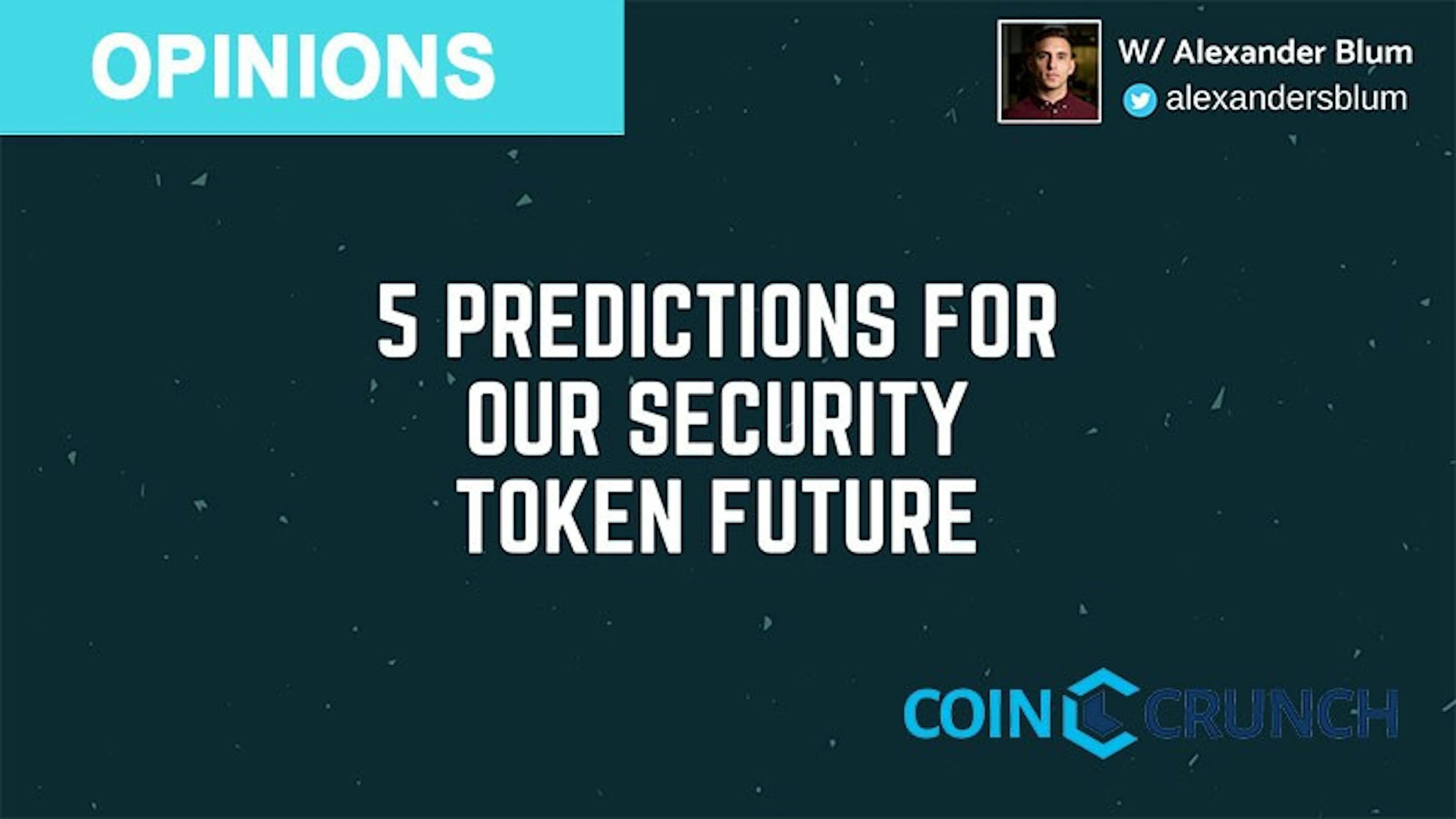 5 Predictions for Our Security Token Futur