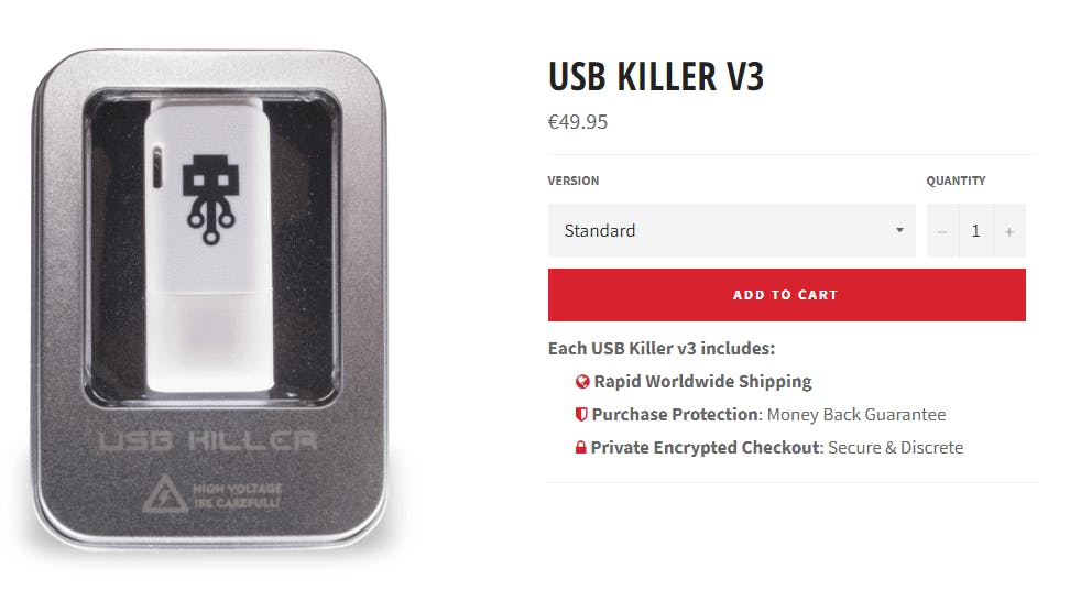 This USB 'killer' will destroy pretty much every device in its path