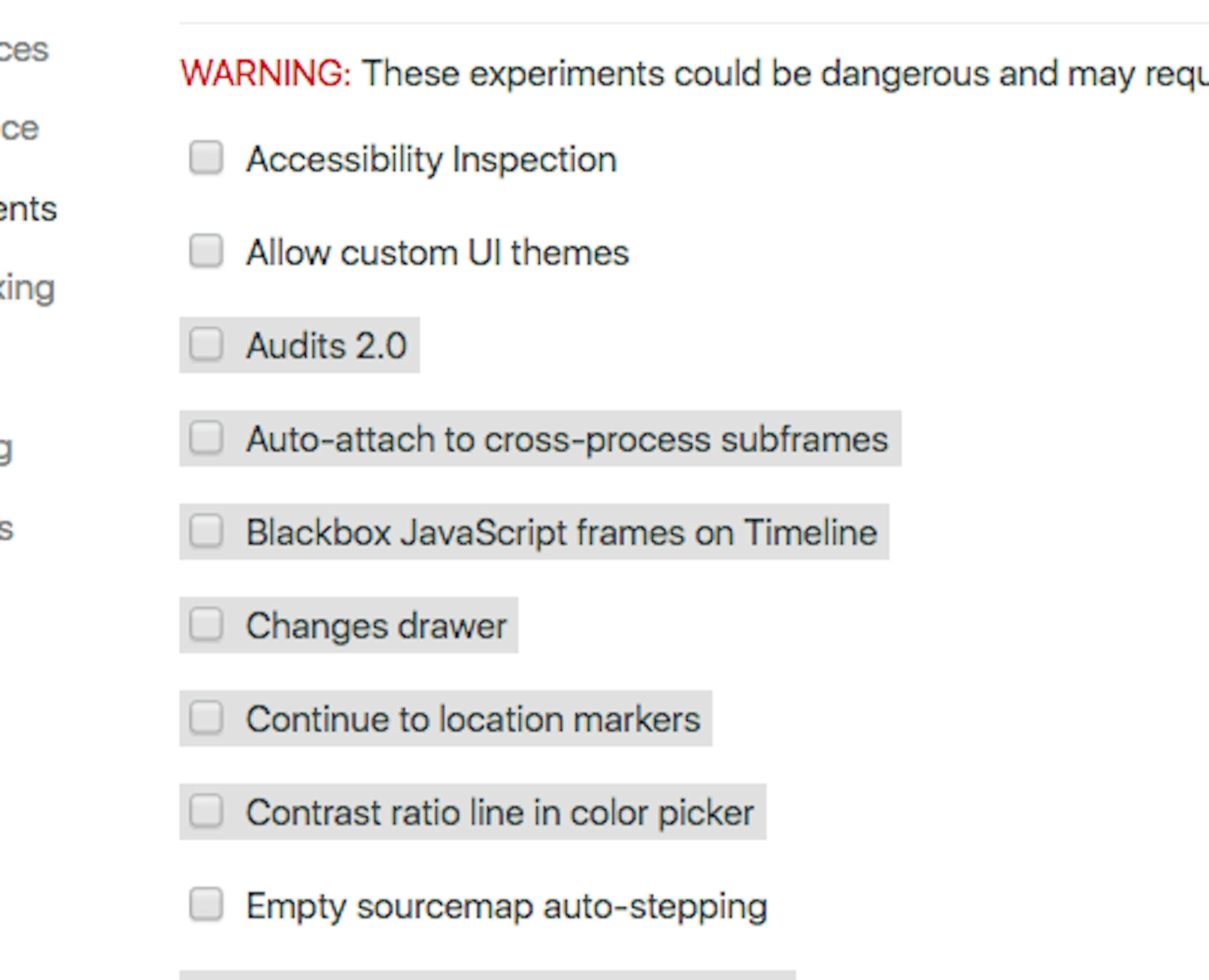 /hidden-experimental-features-in-chrome-devtools-2ae93b11b628 feature image