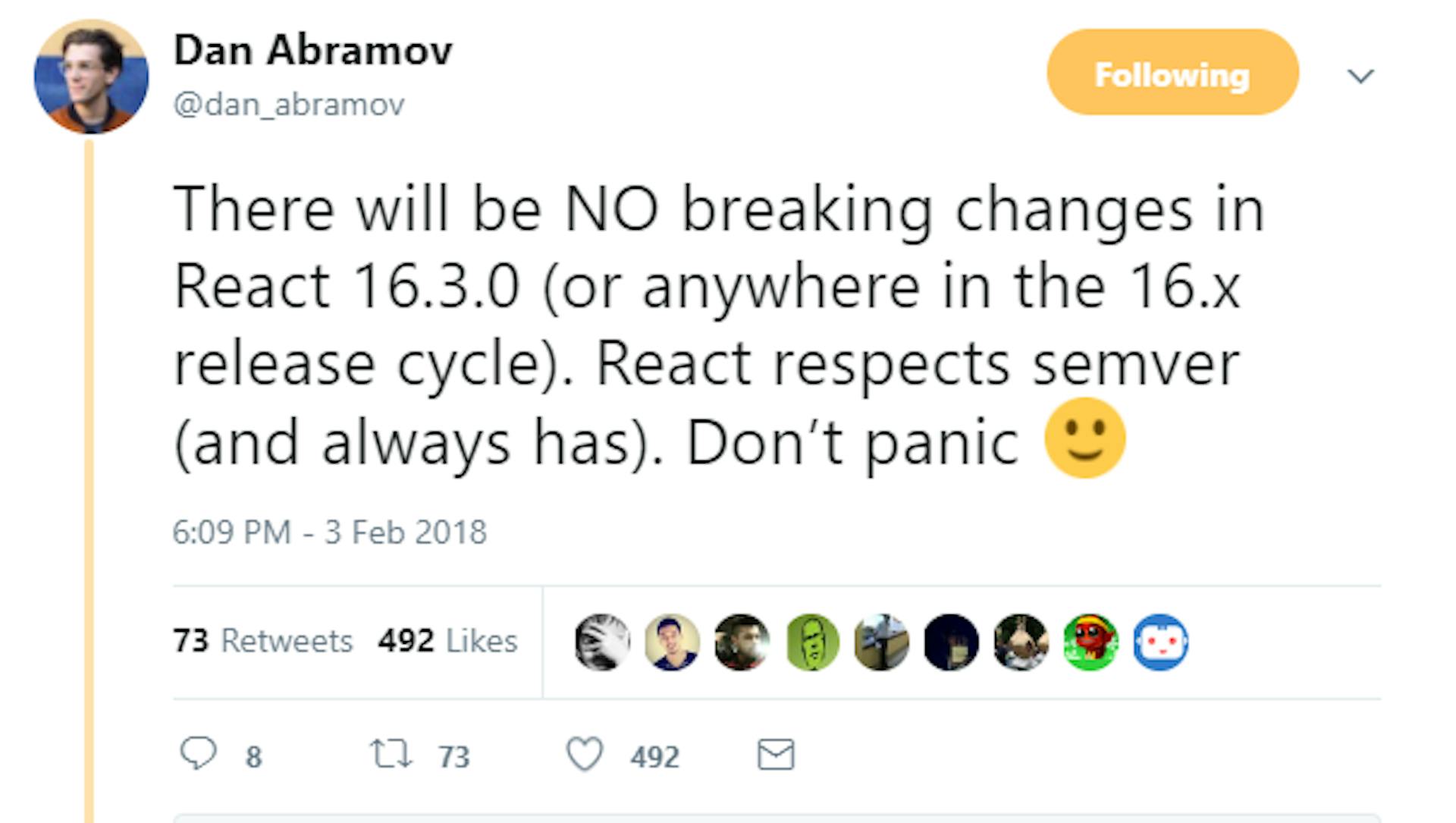 React Changes