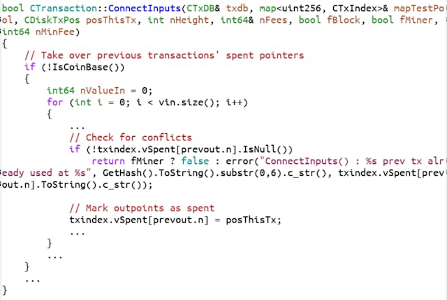 /bitcoin-core-bug-cve-2018-17144-an-analysis-f80d9d373362 feature image