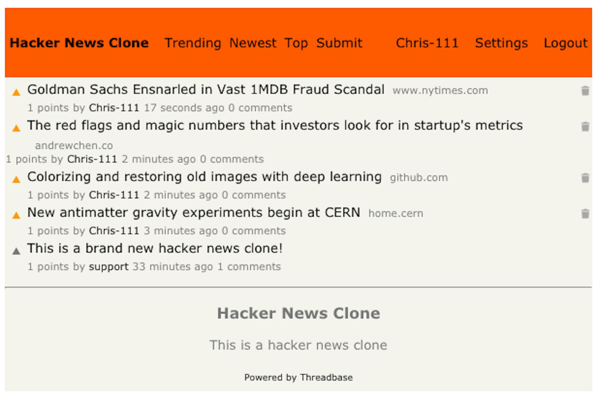 featured image - How to make a Hacker News clone in under a minute without writing any code