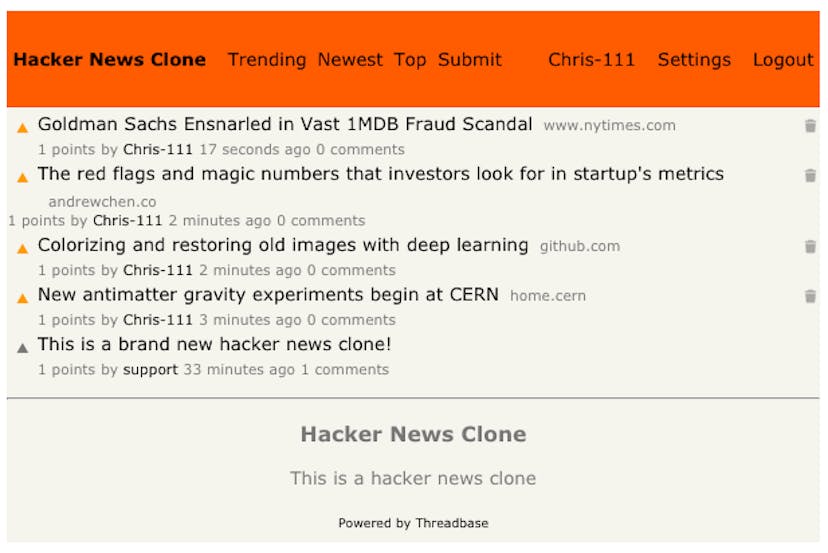 /how-to-make-a-hacker-news-clone-in-under-a-minute-without-writing-any-code-96fb15547677 feature image