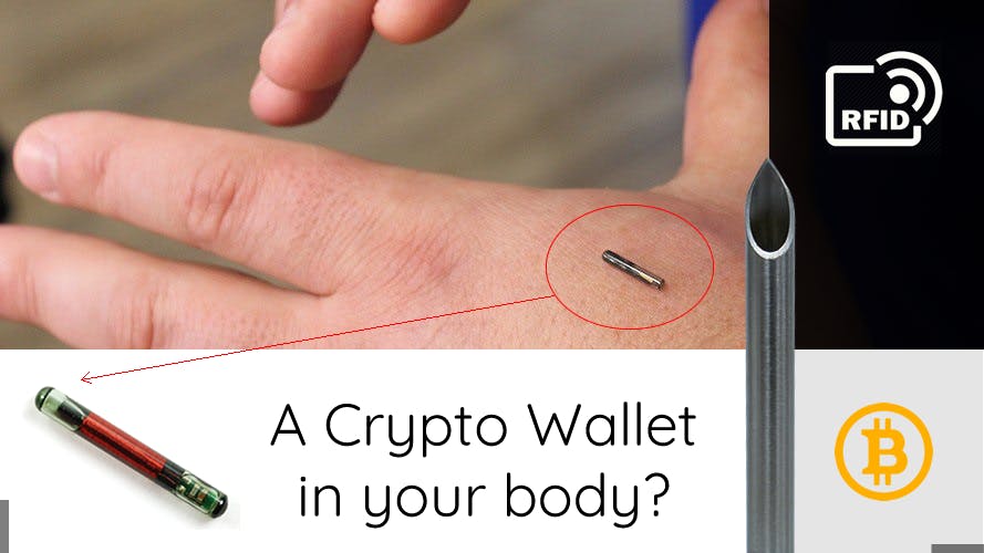 featured image - Would you implant a cryptocurrency wallet in your body?