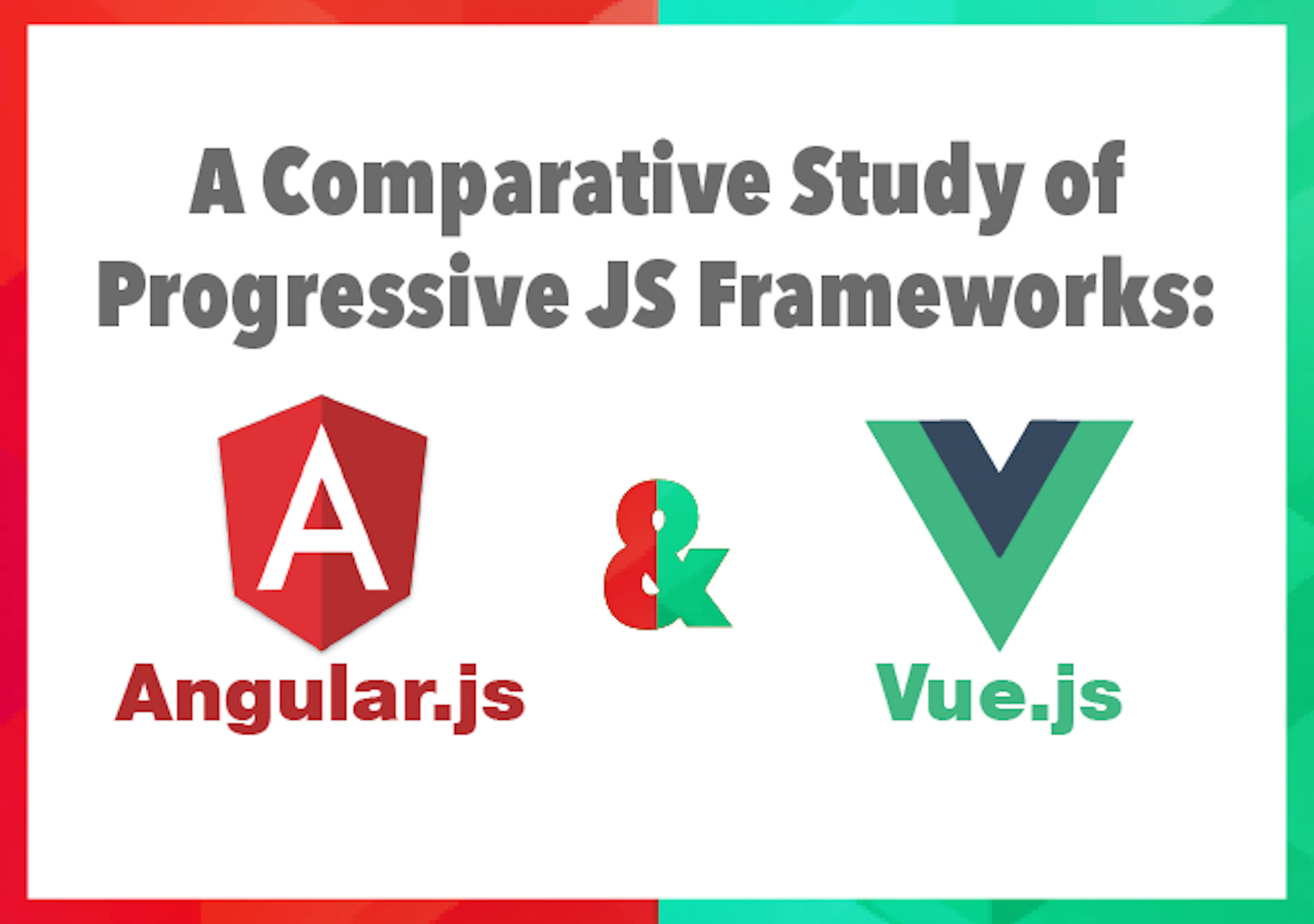 featured image - A Comparative Study of Progressive JS Frameworks ...
