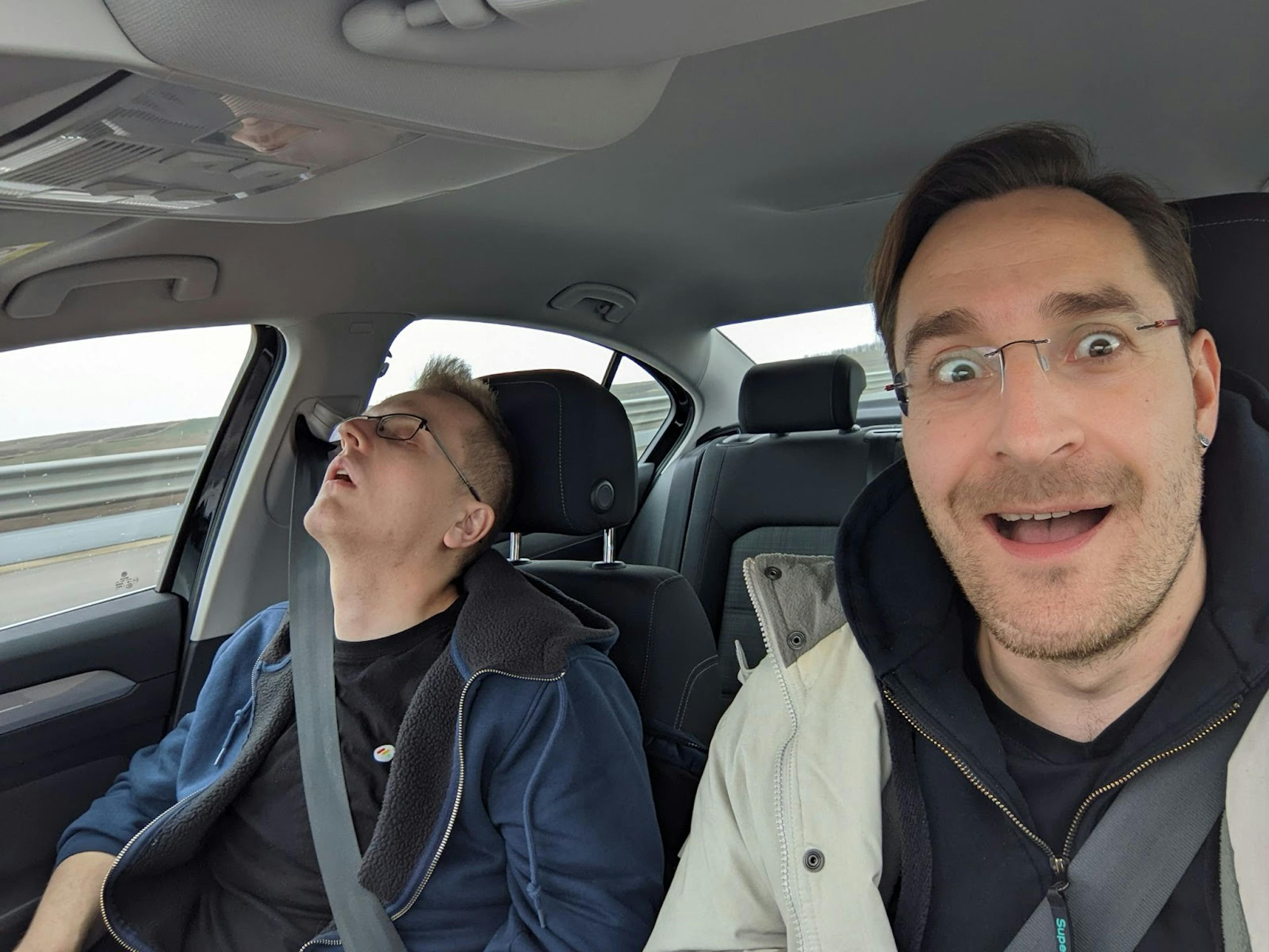 5-hour drive from Warsaw to the border. Vlad passionately telling me about API and Apps at monday.com