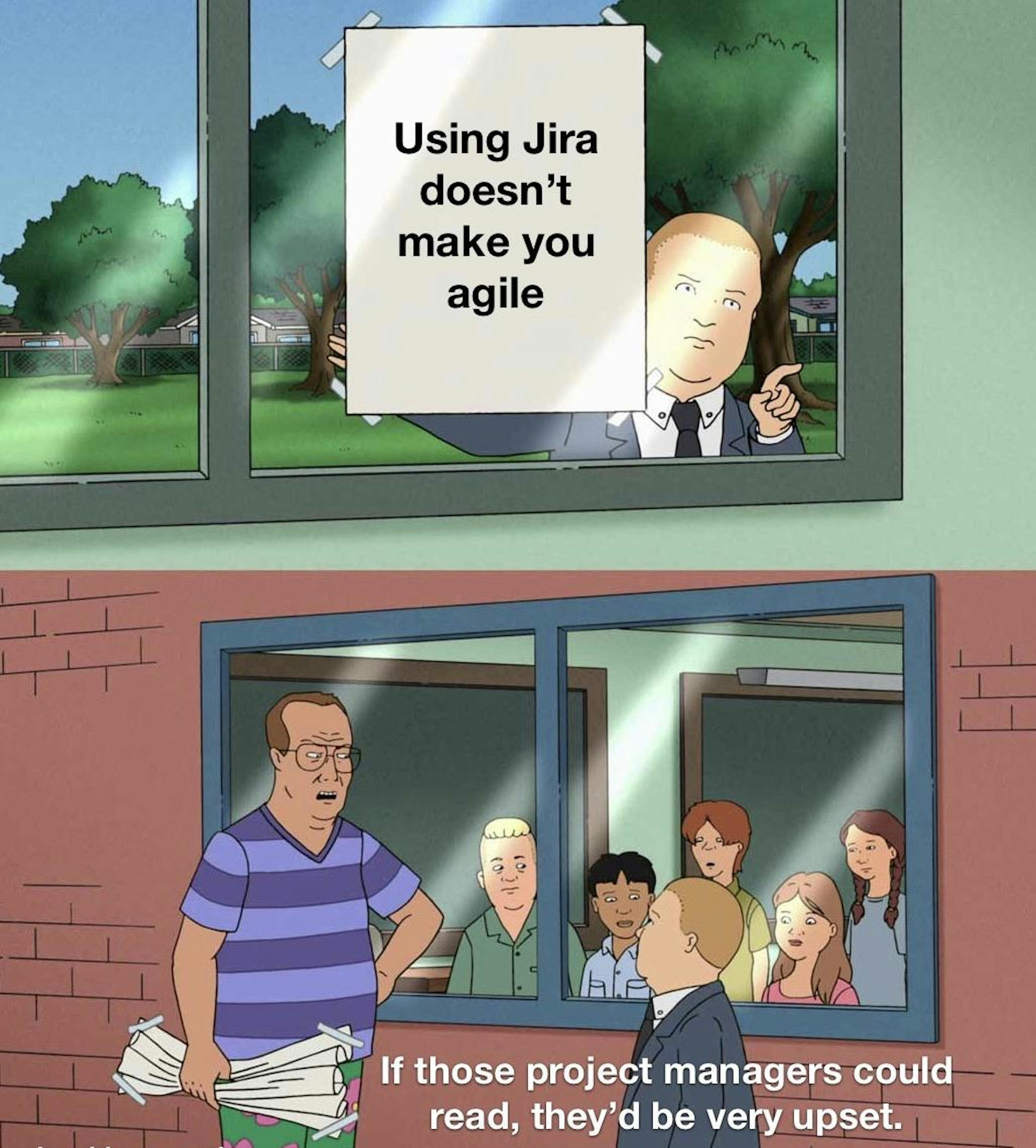 Using Jira doesn't make you agile
