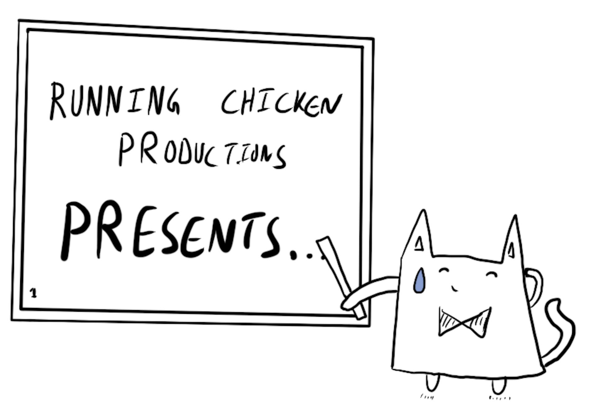 A Running Chicken Presentation. Illustration by Author