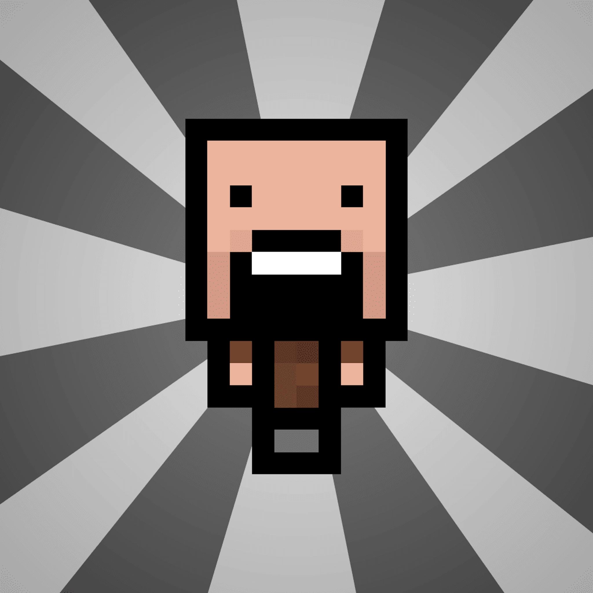 A 2D avatar in Minecraft