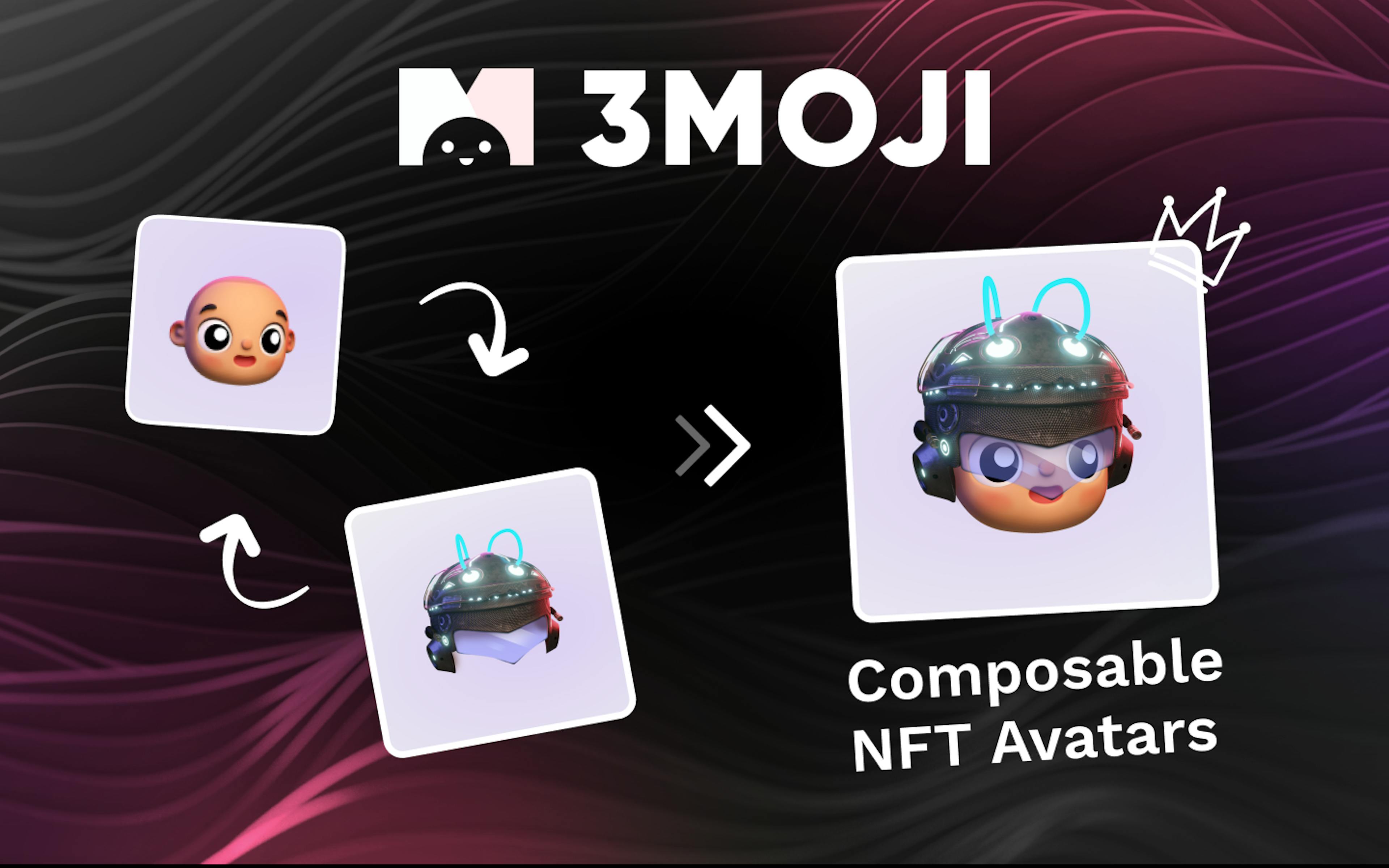 3moji NFTs are composable and upgradeable