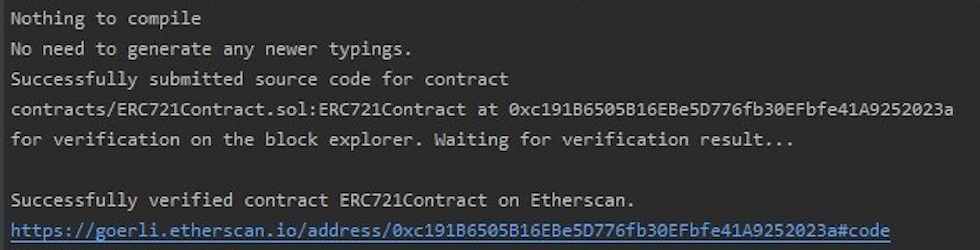 Verified smartcontract