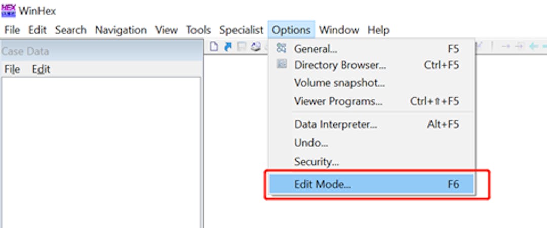 Figure 4. Set up the Read-only mode with write-protected option.
