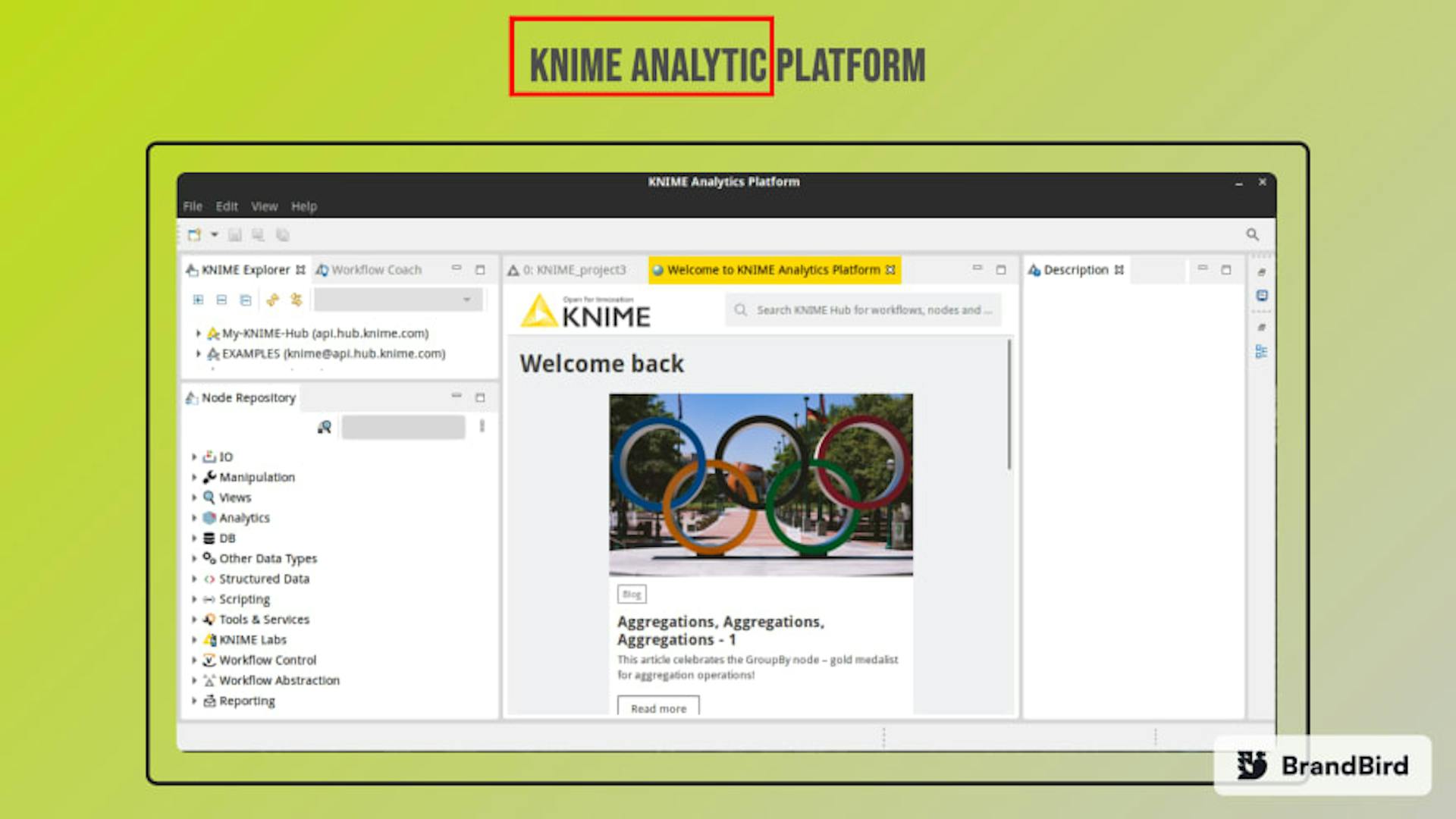 KNIME Analytics Platform on Fedora 34 Wayland-Gnome Desktop Environment
