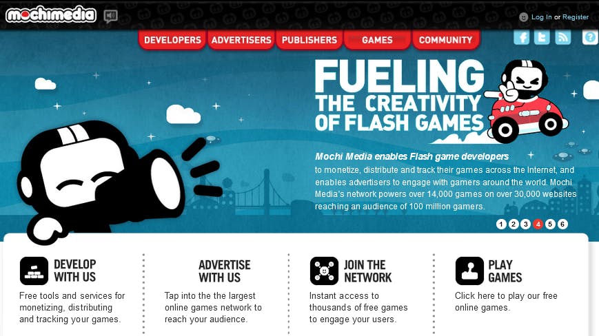 Online gaming network and game publishing