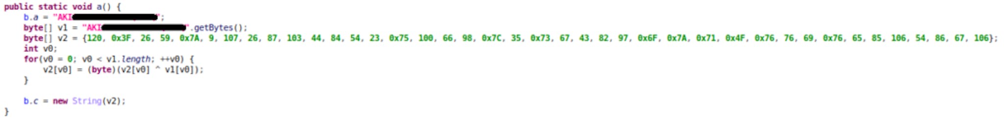 Figure 10 – Initialize secret key using XOR