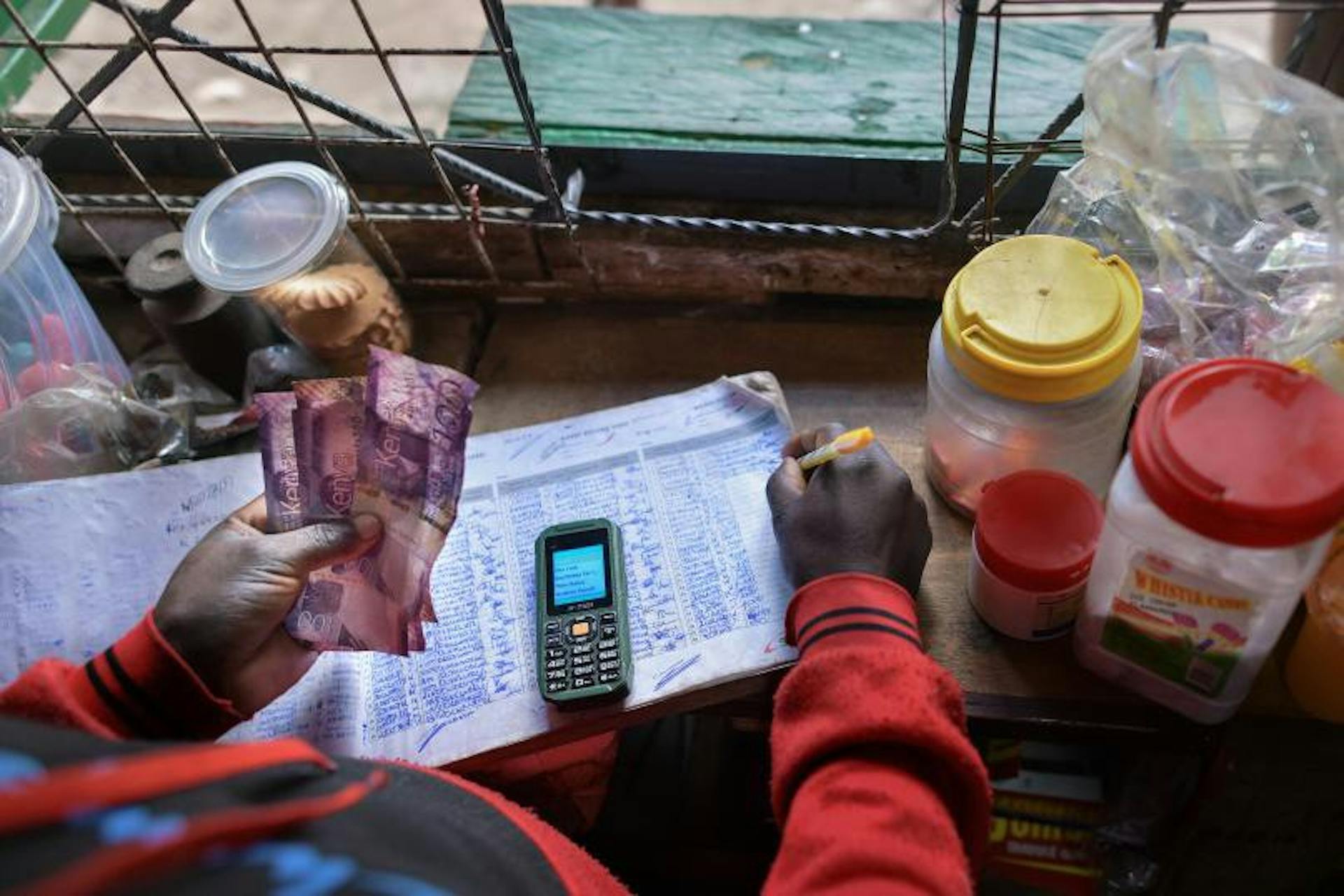 Mobile money agent in Kenya. CGAP Photo (Geoffrey Isaboke via Communication for Development Ltd)