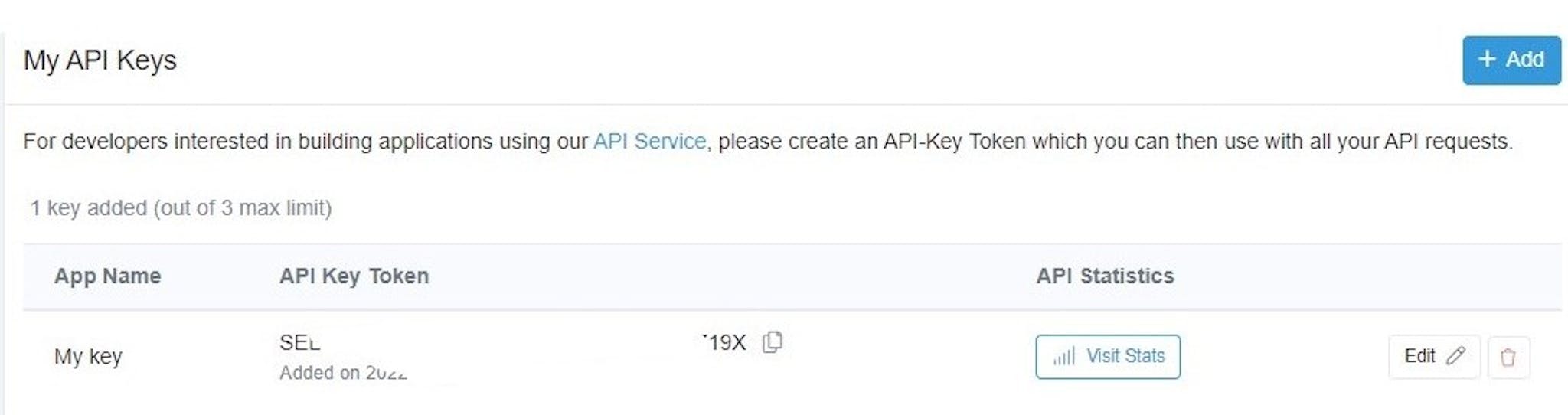 Etherscan API key