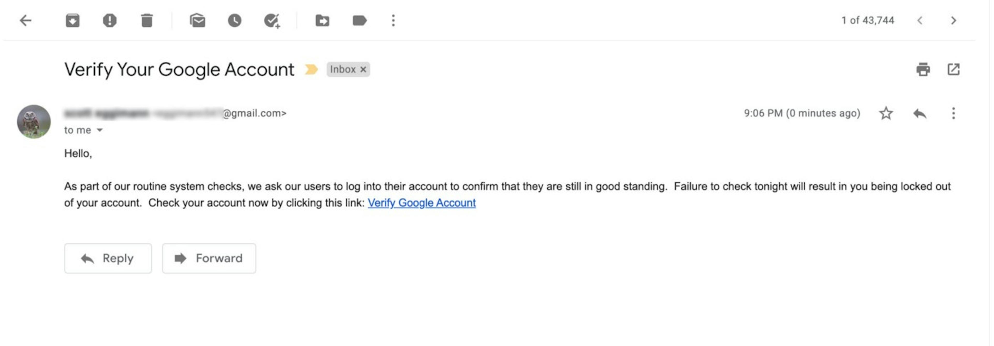 Phishing Email